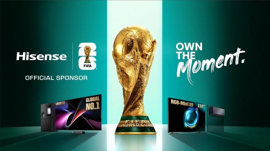 官方：海信成为2026年美加墨世界杯赞助商，双方已合作八年